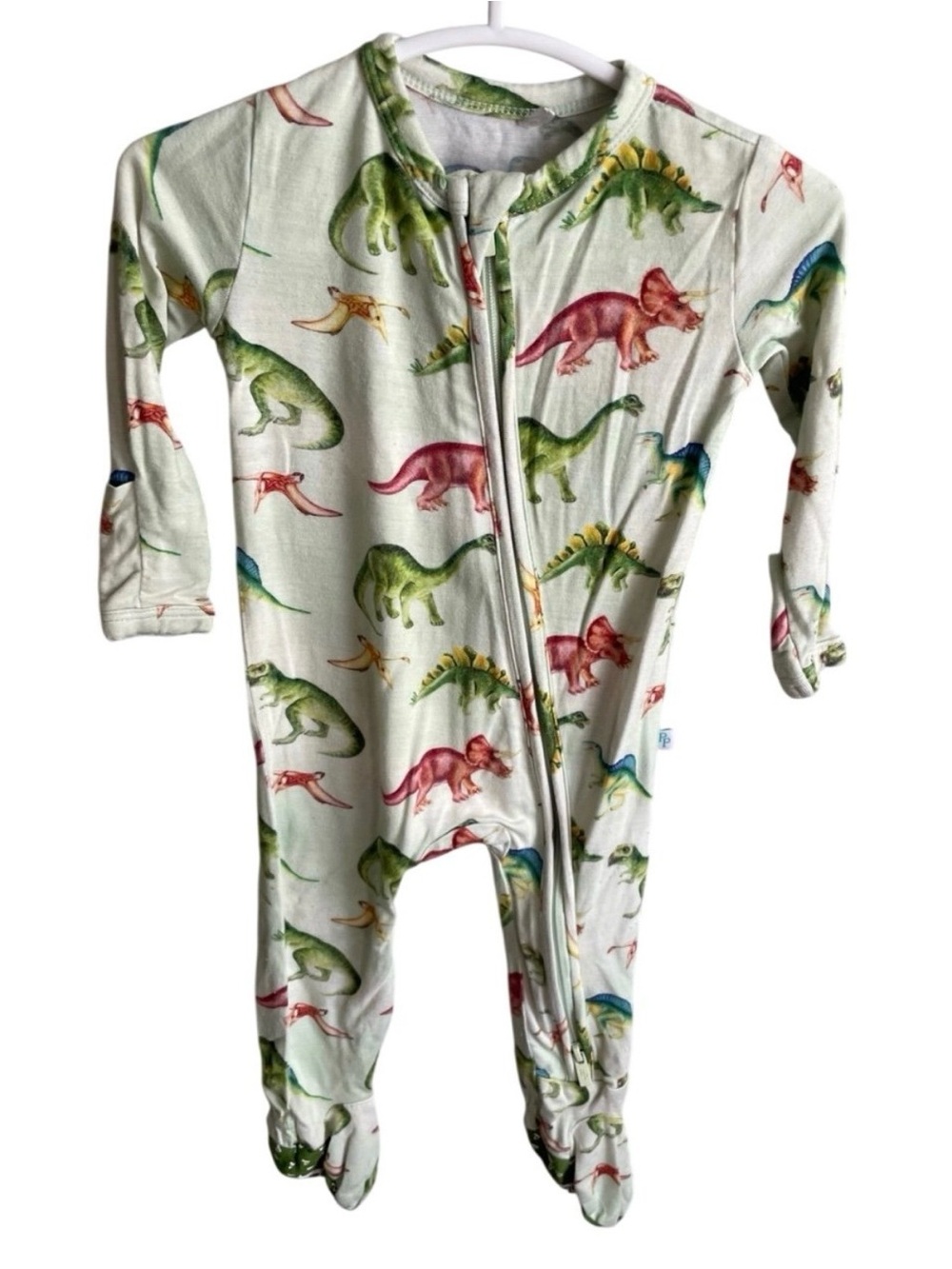 0/3 Months Posh Peanut Dinosaur Footie